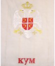 Embroidered Wedding Peskir: "Kum"