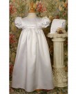 24" Satin Baptismal Gown w/ Rosettes